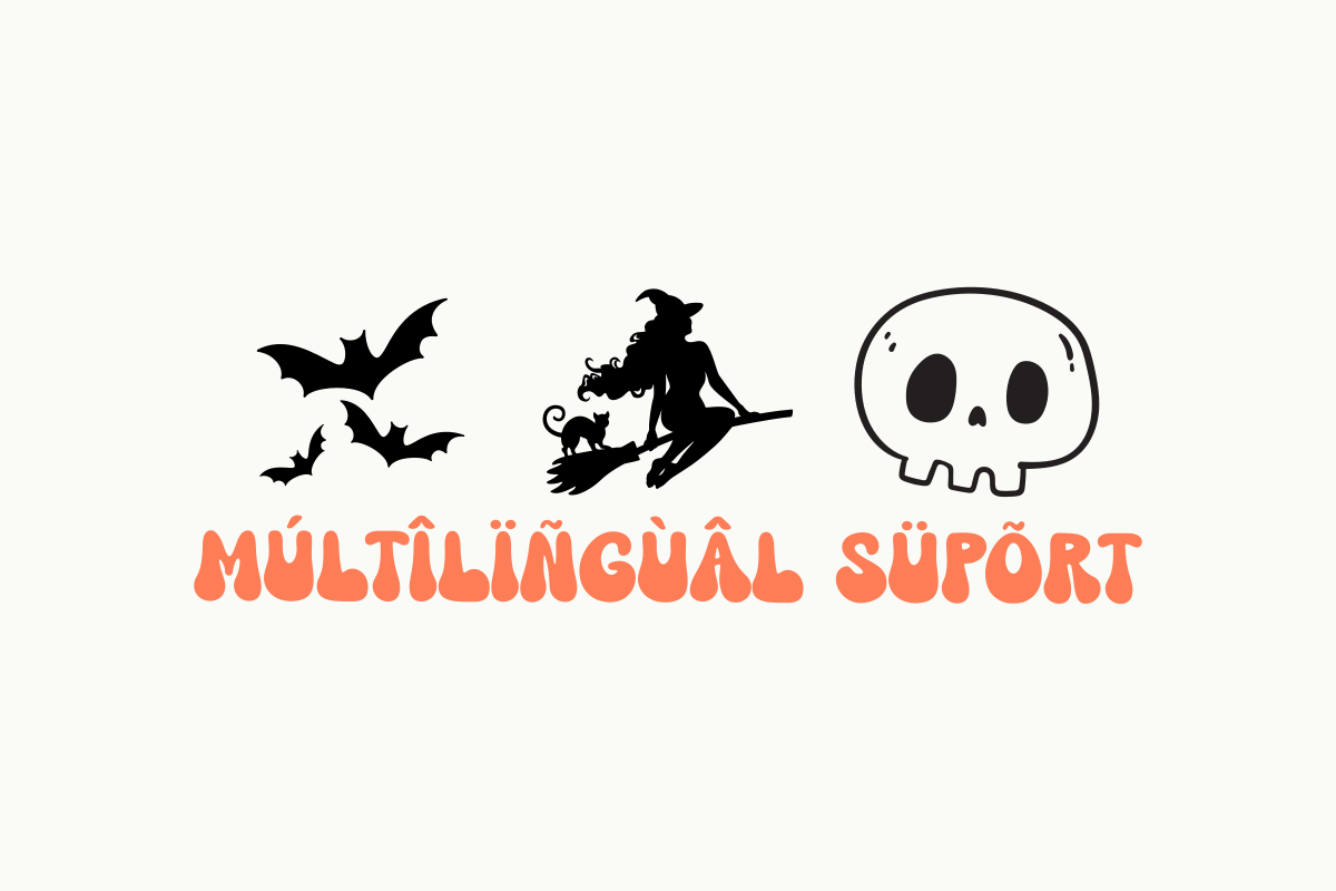 Mystic Ghouls - Groovy Display Font, a Handwritten Font by SaktiAvellin (Photo 3 of 8)