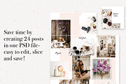Beautiful Instagram Puzzle Template, a Social Media Template by amberrogals (Thumbnail 3 of 7)
