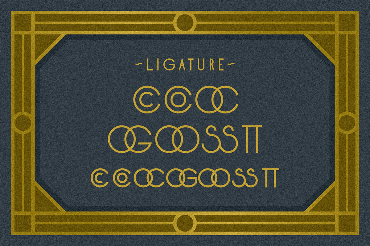 POCHTER ART DECO, a Sans Serif Font by 24Design Studios (Photo 8 of 8)