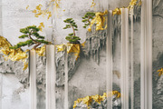 27 Landscapes on a concrete wall, an Arts & Entertainment Photo by Handmadefont (Thumbnail 26 of 28)