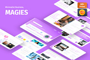 Magies - Minimalist Powerpoint, a Presentation Template by Dhabee (Thumbnail 1 of 7)