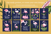 Flamingo Gardens illustration bundle, an Animal Illustration by Red Ink (Thumbnail 5 of 12)