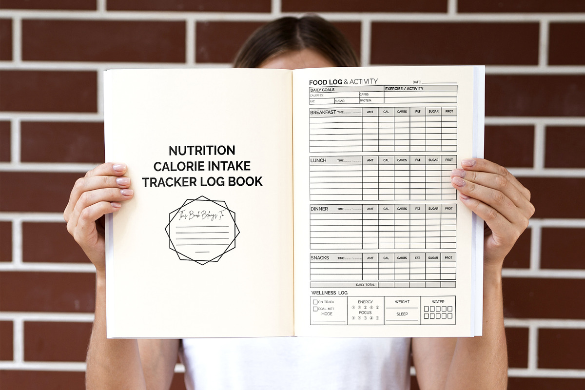 Nutrition Calorie Intake Tracker Log, a Templates & Theme by Graphicsnext