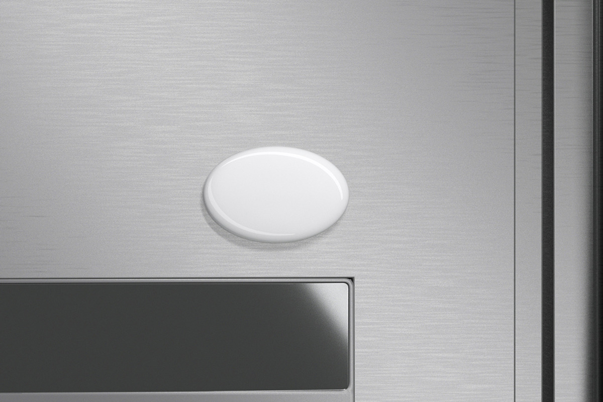 White Oval Fridge Magnet 3D Model, an Object 3D Model by rebrandy (Photo 3 of 9)