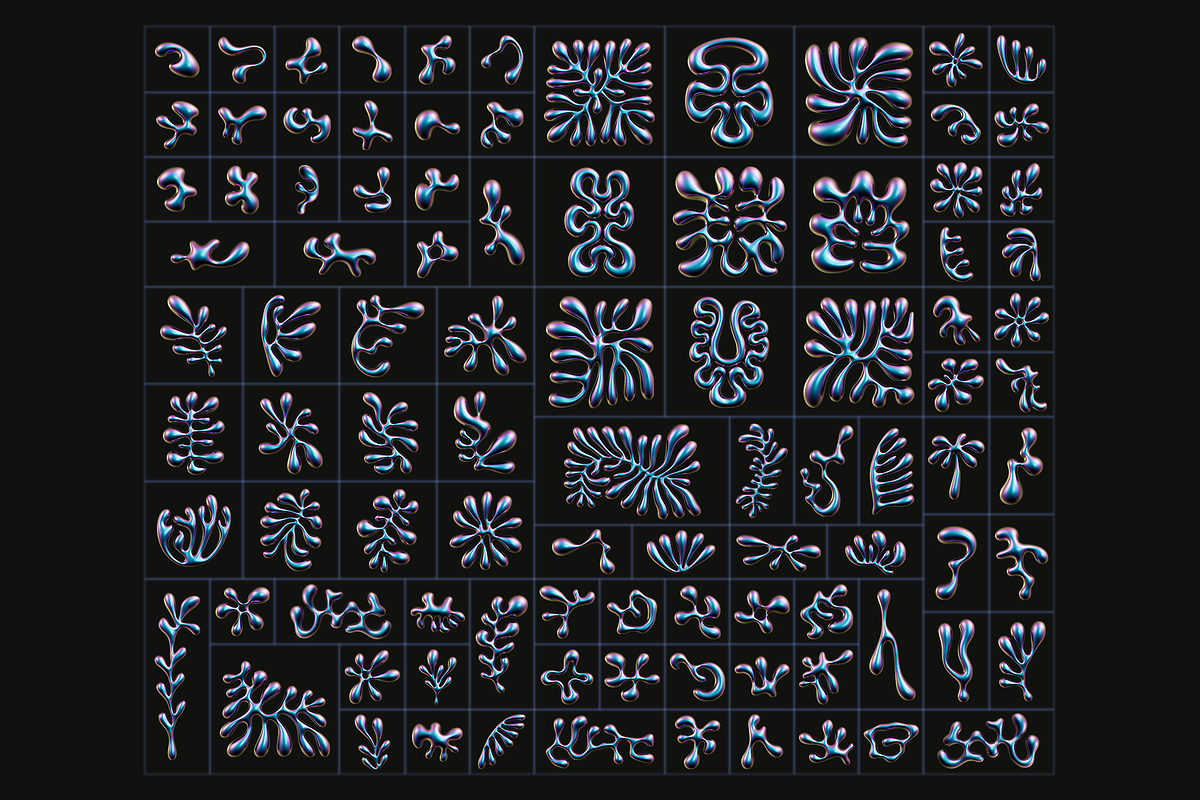 3D Floral Shapes - 95 Shapes, a Graphic by Dirtybarn (Photo 17 of 26)