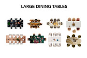 40 Kitchen Top View Elements, an Object Graphic by SketchBoyko (Thumbnail 4 of 8)