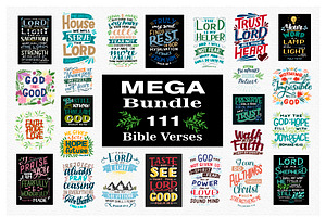 MEGA BUNDLE 111 Bible Verses