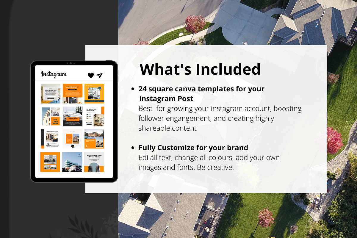Property Canva Instagram Template, a Social Media Template by Kawalan Studio (Photo 3 of 9)
