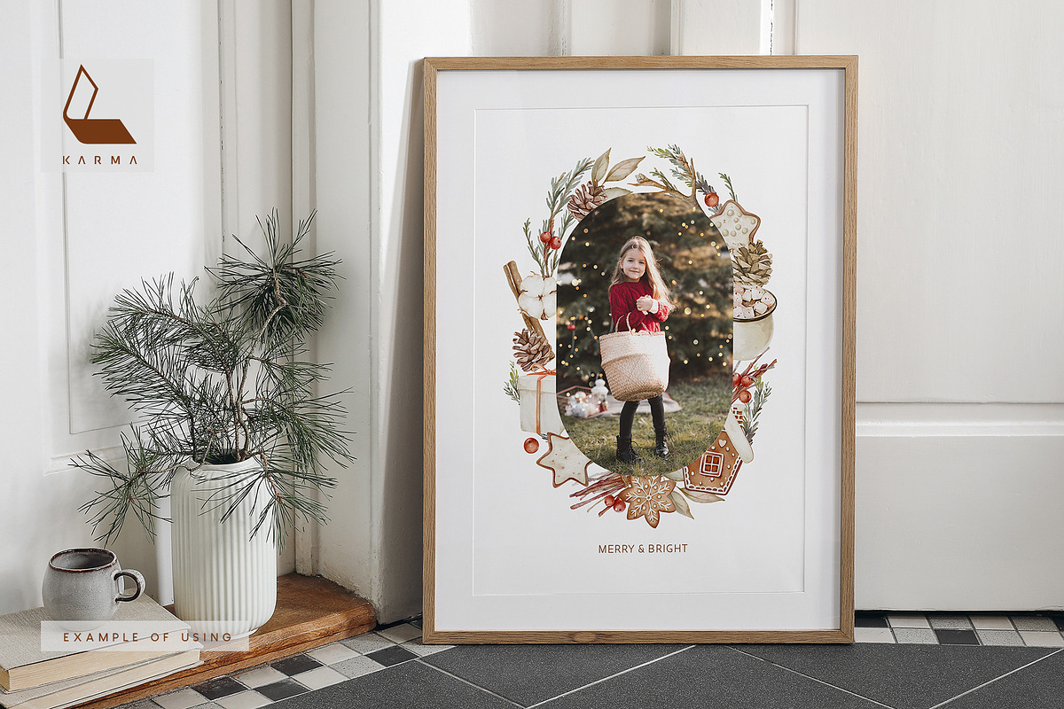Merry & Bright Christmas Set, a Decorative Illustration by Karma (Photo 7 of 22)