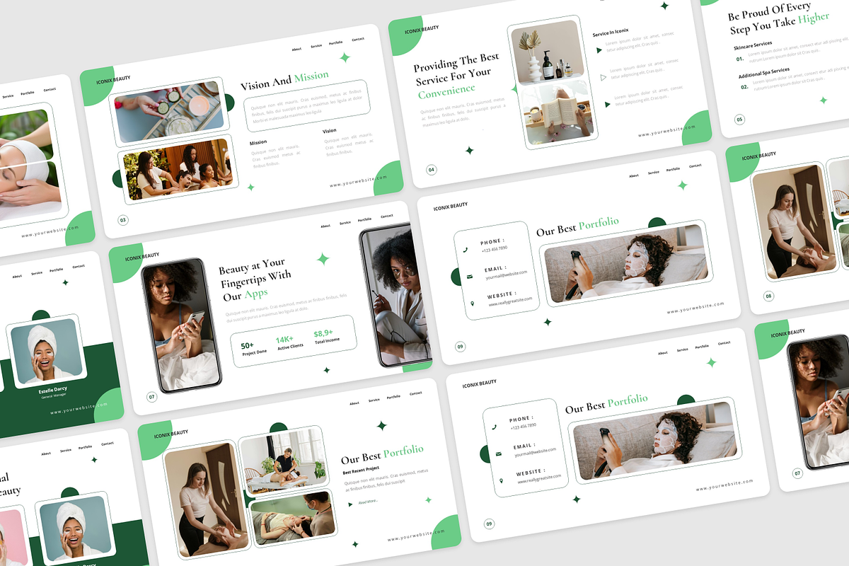Beauty and Spa Keynote, a Presentation Template by Annora Studio (Photo 2 of 5)