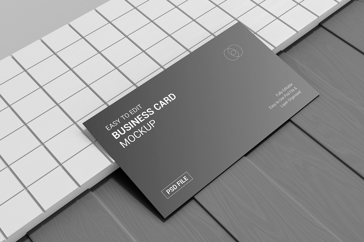 Premium Business Card Mockup, a Product Mockup by graphypix (Photo 4 of 4)