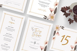 Minimalist Wedding Invitation Set, an Invitation Template by Theme Weavers