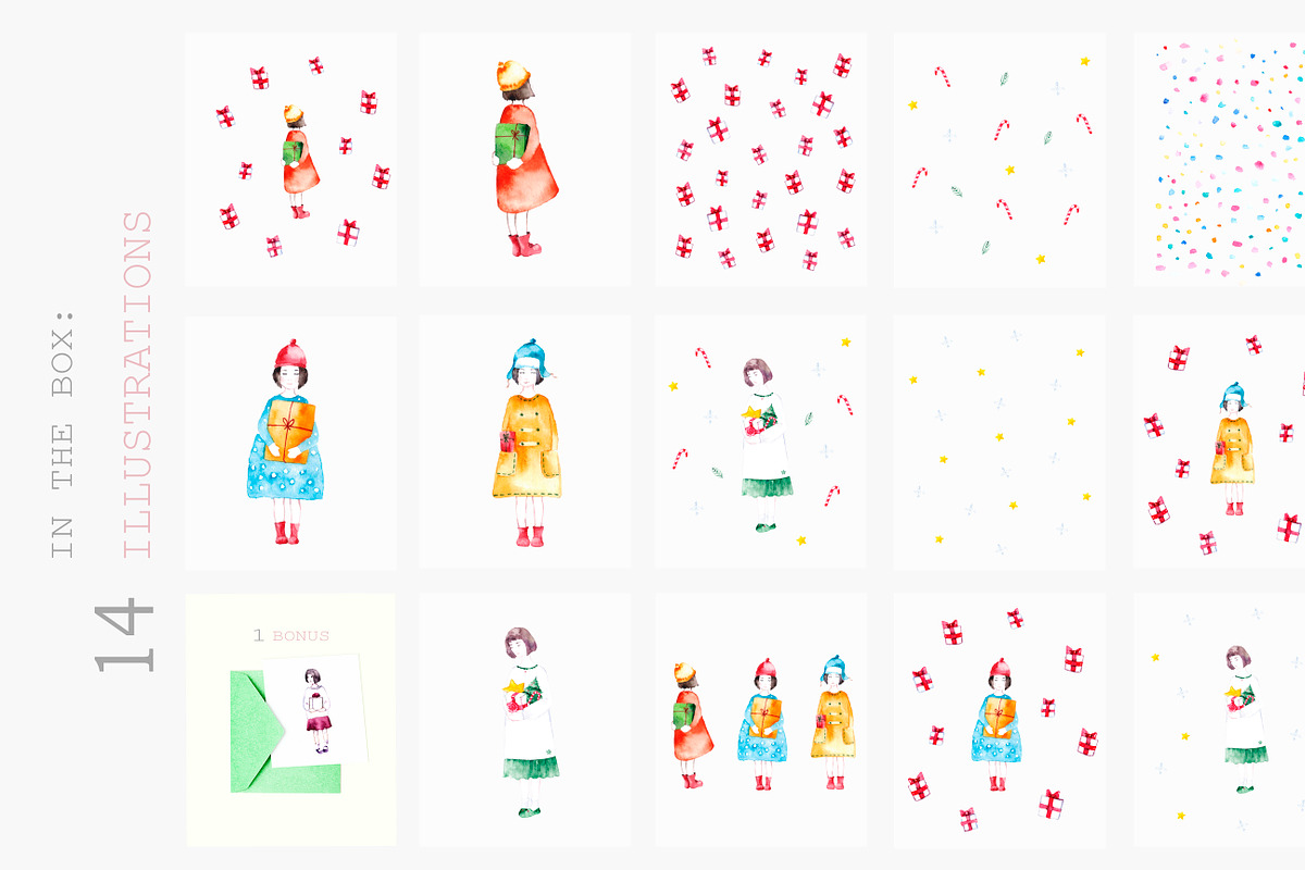 Holiday & Christmas collection, a Decorative Illustration by Knysh Ksenya (Photo 3 of 16)