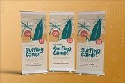 Surfing Camp Roll Up Banner, a Print Template by Fannan Studio (Thumbnail 2 of 2)