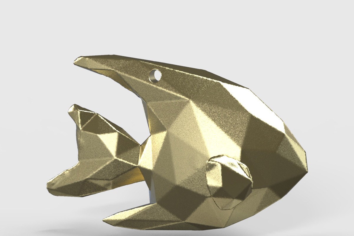 Angelfish - Ocean Charm 3D Model, an Animal 3D Model by Kseniya-Omega (Photo 1 of 6)