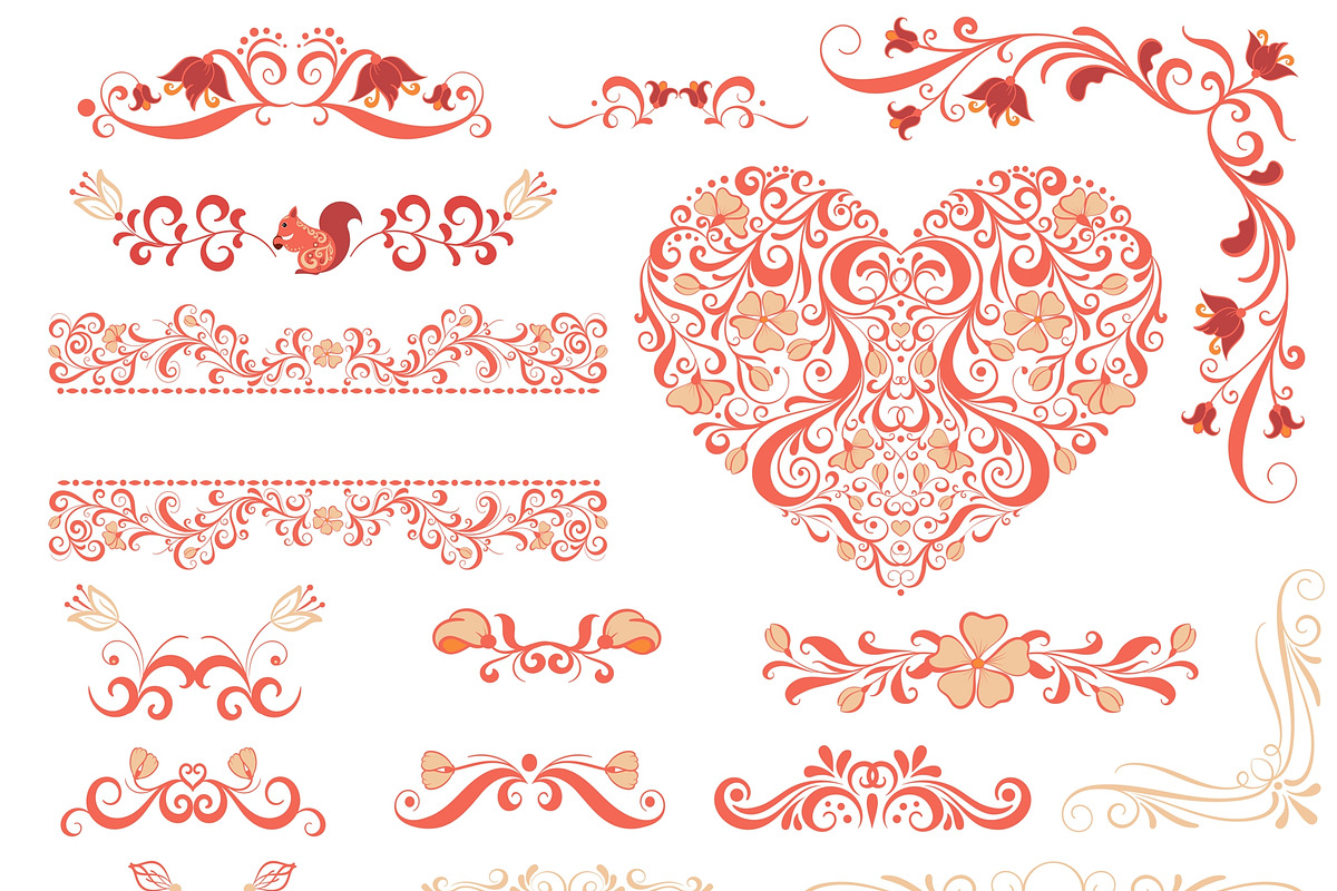 160 Hand Drawn Vector Elements, an Animal Illustration by Irina Skaska (Photo 13 of 13)