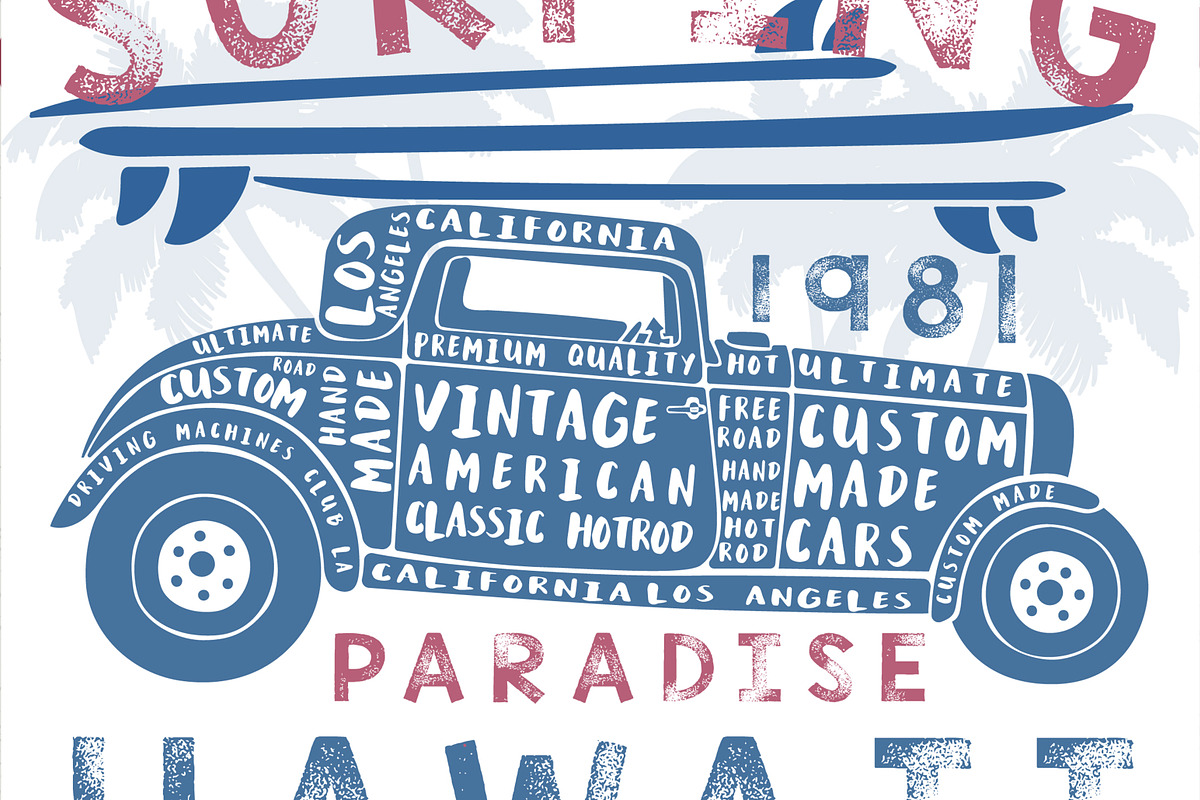 VECTOR SET OF VINTAGE CARS, an Illustration by ulasokuyucu (Photo 6 of 7)