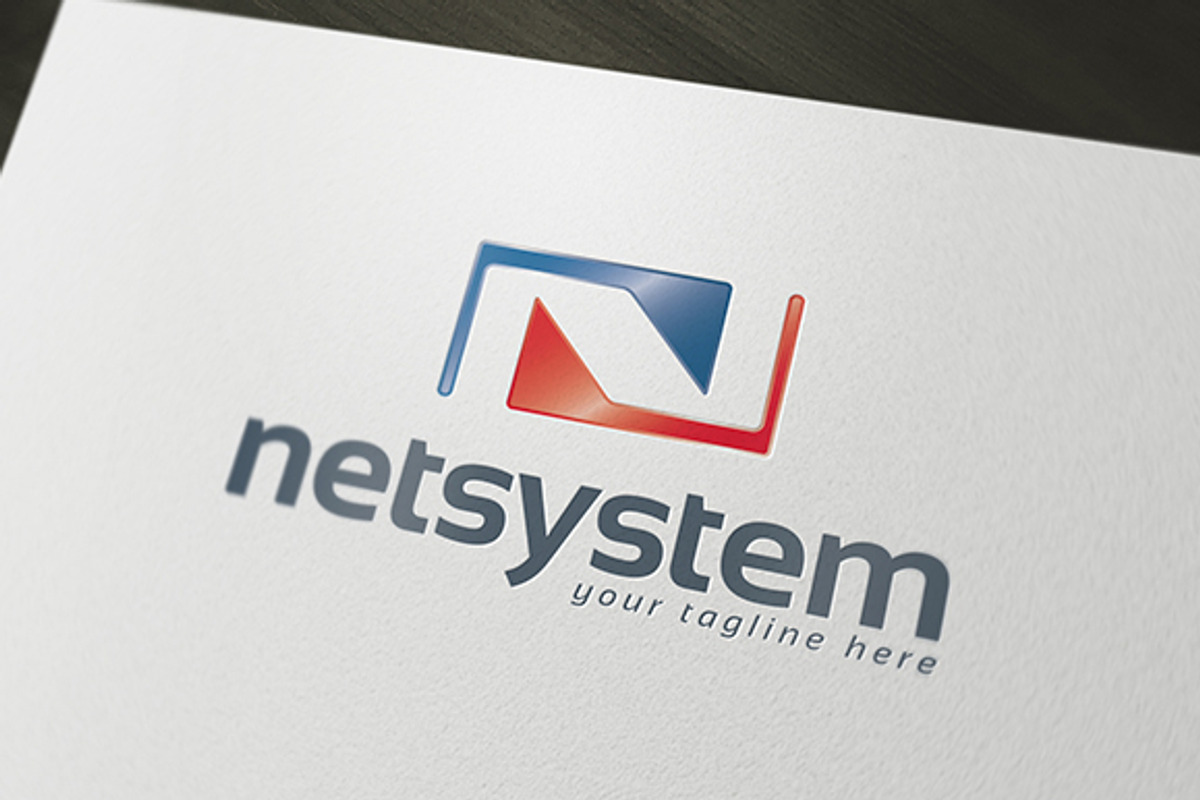 Net System Logo Template, a Branding & Logo Template by PixaSquare