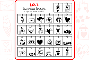 Love Doodles - Dingbats Font, a Symbol Font by WADLEN (Thumbnail 3 of 7)