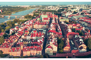 Old city in Warsaw, travel, an Architecture Photo by Nature and travel