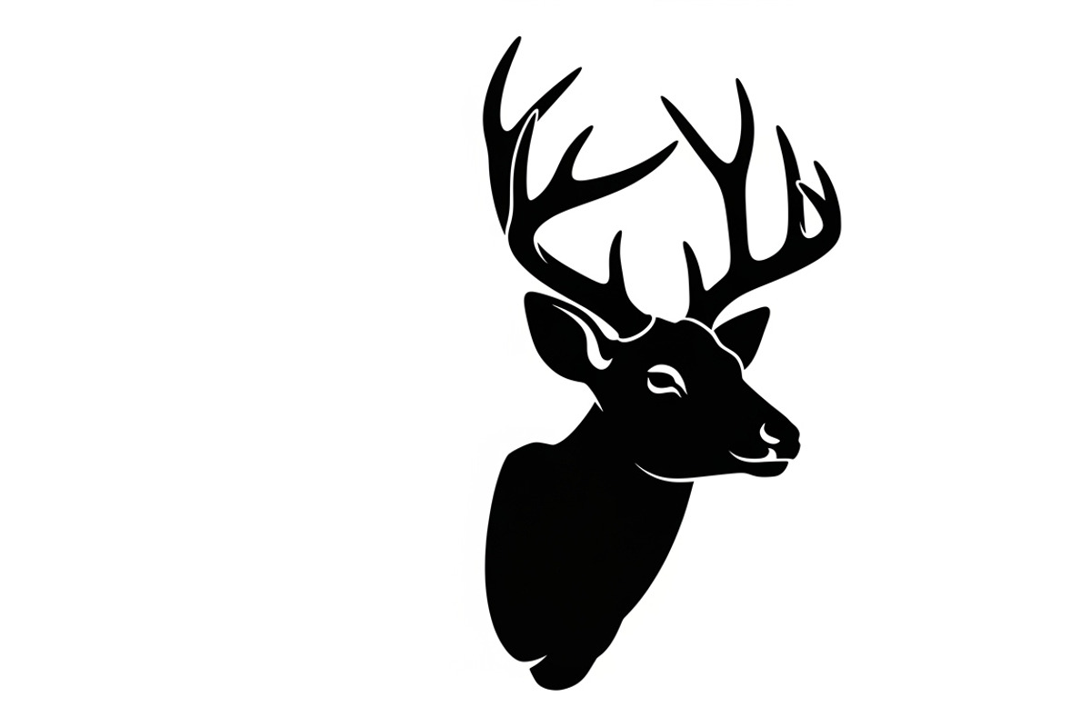 deer head wall mount silhouette, an Illustration by Amazin_art (Photo 22 of 51)