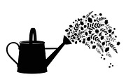 Floral Watering Can Design Bundle, an Illustration by Gaye Art (Thumbnail 20 of 31)