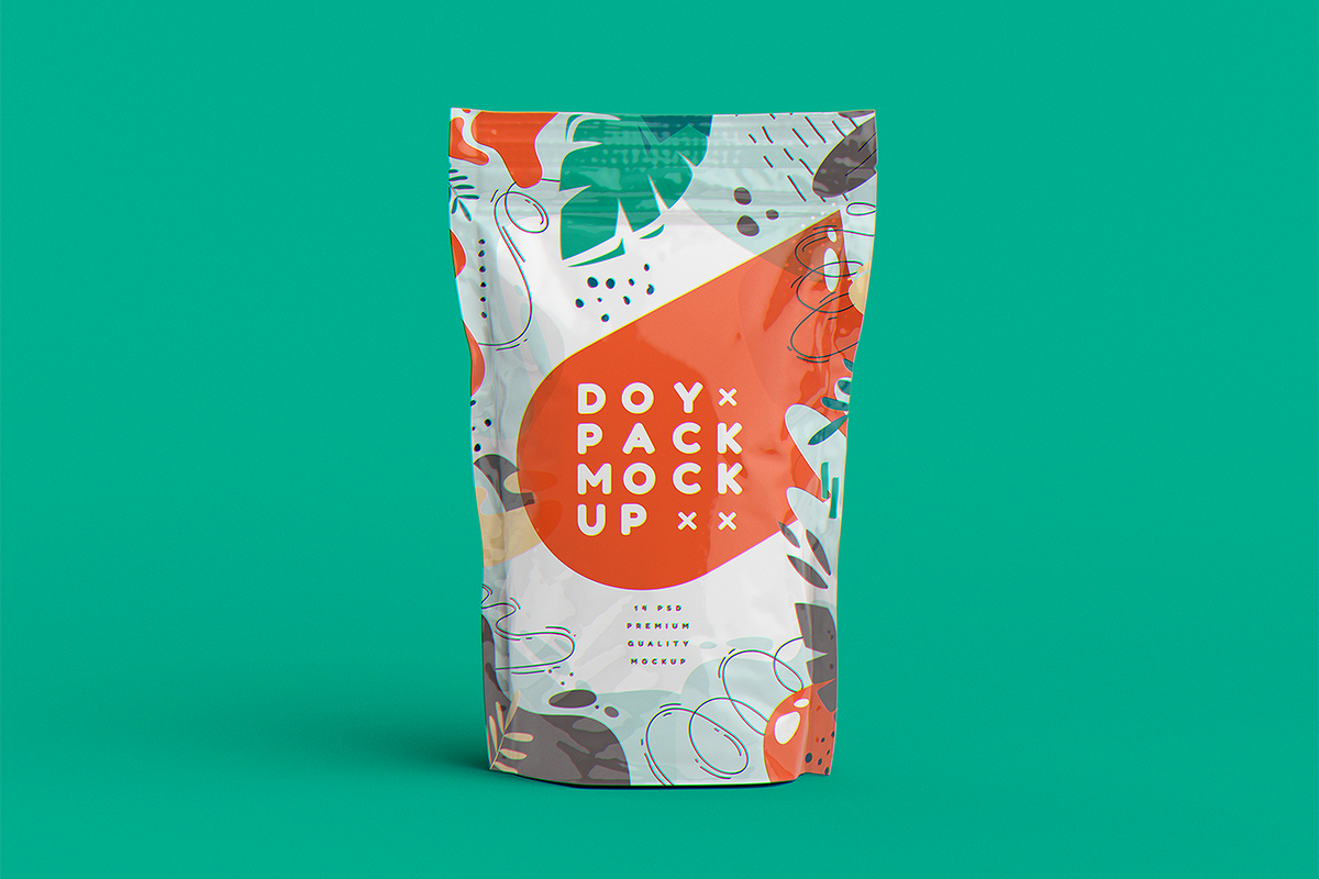 Doypack MockUp, a Cups & Container Mockup by coloformia (Photo 2 of 17)
