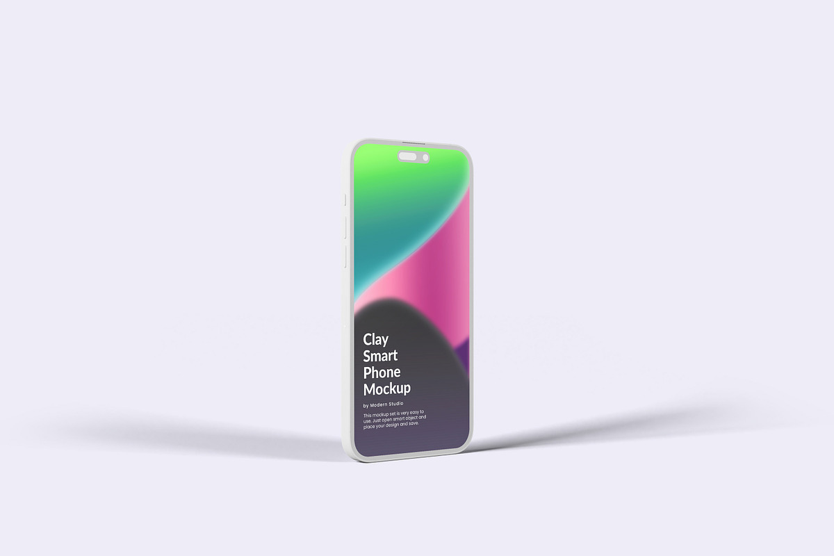 Clay iPhone 14 Pro Mockup - 18 Scene, an iPhone Mockup by Modern Studio (Photo 19 of 22)