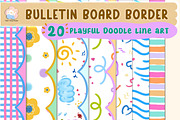 Playful Doodle Borders for Classroom, a Poster Template by Annyillustration (Thumbnail 1 of 5)