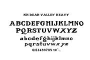 KH DEAR VALLEY HEAVY, a Serif Font by Kern + Hyde Creation Co. (Thumbnail 2 of 2)