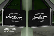 30 Signs & Facade Logo Mockups - V3, an Advertising Mockup by Asylab (Thumbnail 7 of 38)