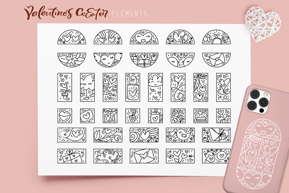 Valentine`s Creator Logo Vector SVG, an Object Graphic by Happy Letters (Photo 3 of 13)