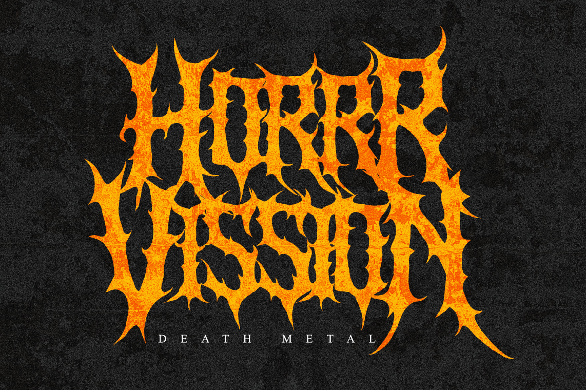 Crimson Sickness | Death Metal, a Symbol Font by Masyafi Studio (Photo 8 of 9)