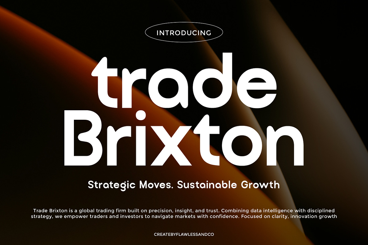 Aveton - Corporate Logo Font, a Sans Serif Font by Flawless And Co (Photo 3 of 10)