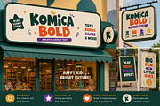 Komica - Decorative Font, a Sans Serif Font by LetterStock (Thumbnail 3 of 5)