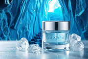 Ice Cave Stairs Blue Crystal Photo, a Background Graphic by Aura Canyon HQ (Thumbnail 2 of 8)
