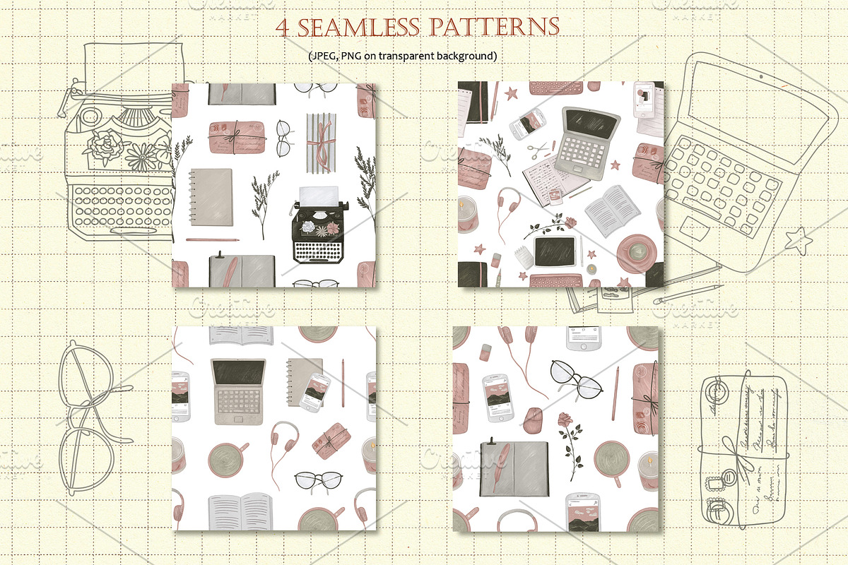 Writer Collection, a Social Media Template by Scarlet Heath Art (Photo 17 of 19)