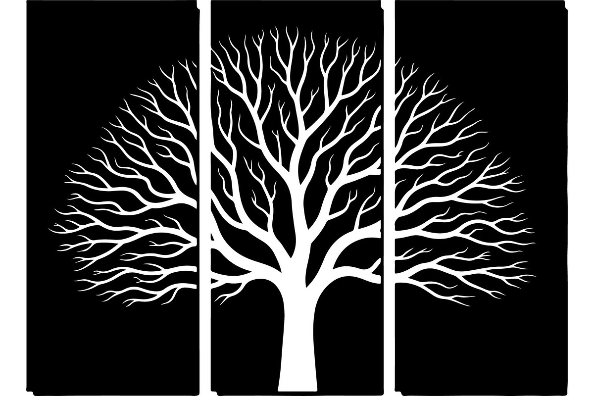 Leafless Tree Silhouette SVG Bundle, an Object Graphic by Designer_Momina (Photo 4 of 20)