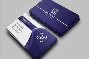 Elegant Purple Business Card, a Business Card Template by M9 Design
