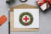 Christmas Nurse Clipart Set, an Illustration by RobertsArt (Thumbnail 3 of 7)