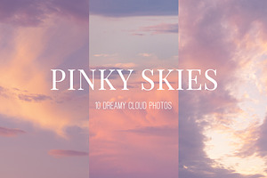 Pink Sunset Skies Photo Bundle, a Background Photo by Mark Borbely