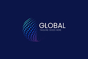 Global Software App Business Logo, a Branding & Logo Template by Signatoro (Thumbnail 1 of 3)