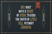 Master Rumble Victorian Typeface, a Blackletter Font by alit design (Thumbnail 4 of 25)