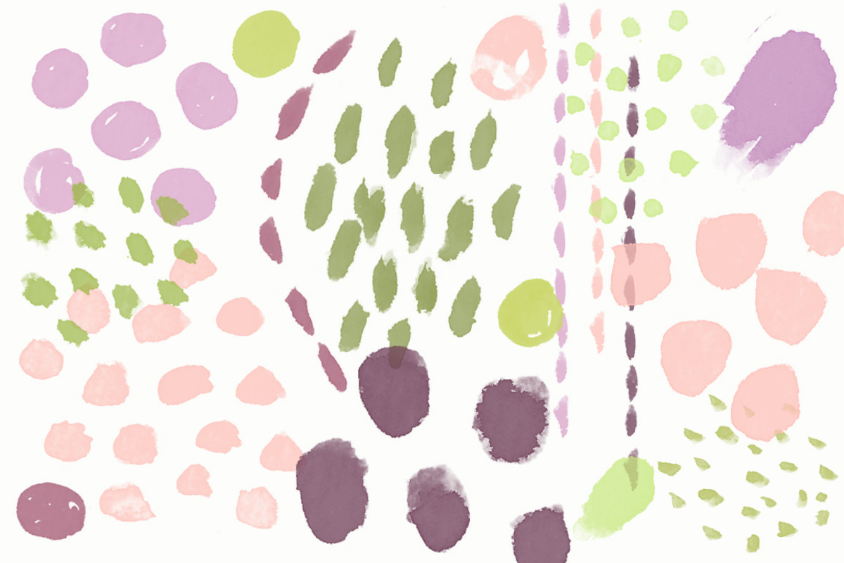 Watercolor Photoshop Floral Brushes, a Brush Add-On by 5August Art (Photo 4 of 6)