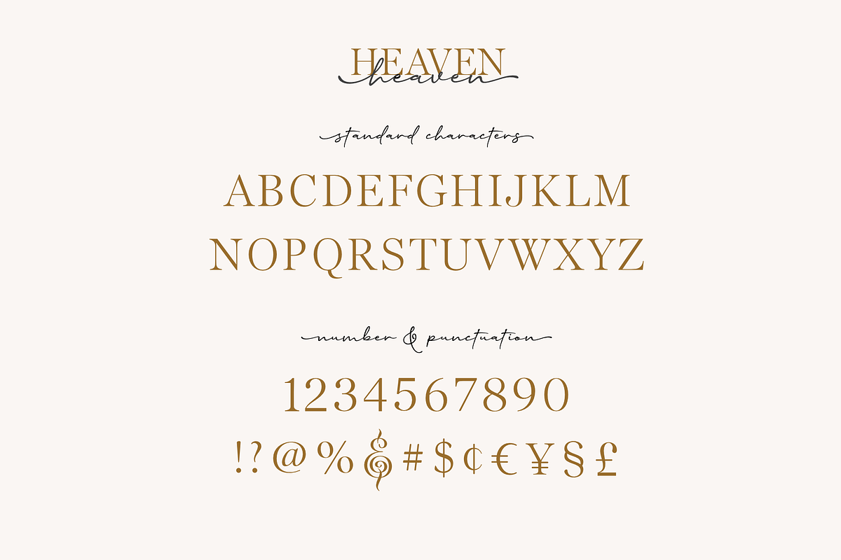 Heaven & Faith – Font Duo, a Script Font by Silverdav (Photo 13 of 13)