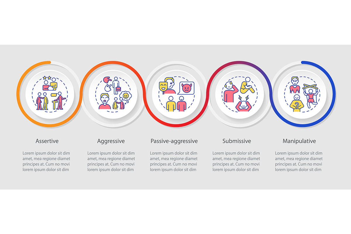 Communication patterns infographic, a Templates & Theme by IMG visuals ...