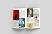 Minimal Fashion Magazine Template, a Magazine Template by retrographix (Thumbnail 13 of 17)
