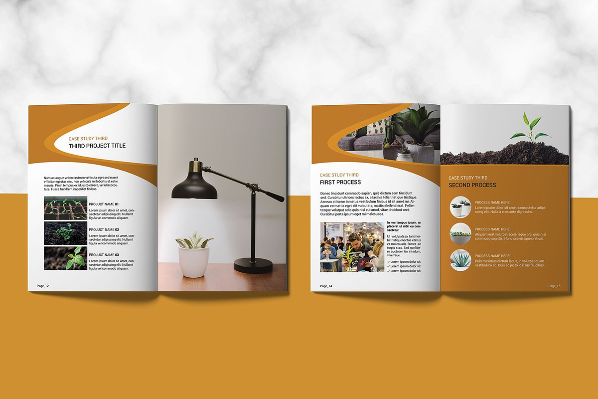 Case Study Brochure Template, a Brochure Template by retrographix (Photo 2 of 4)