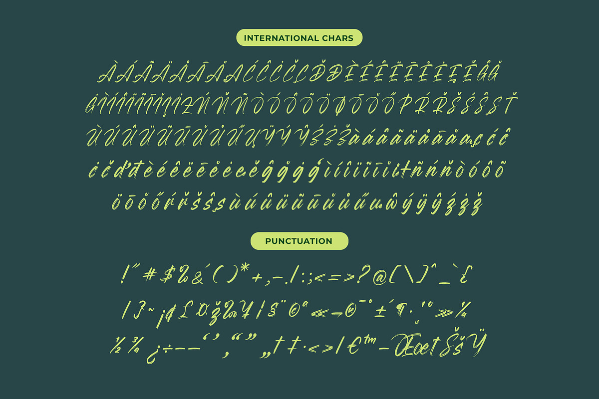Megatter Breathin Modern Bruh Font, a Script Font by Letterena Studios Script (Photo 13 of 15)