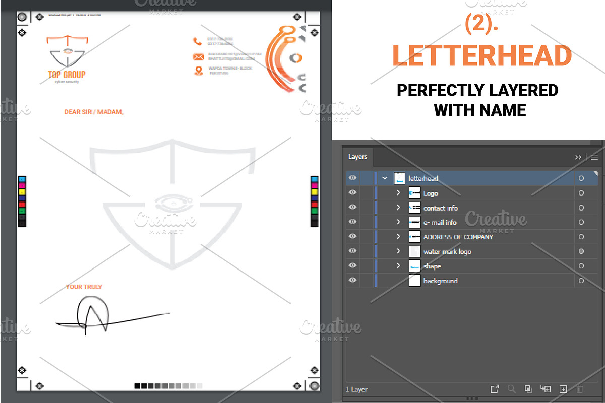 Customizable Stationery Templates, a Stationery Template by Design Fusion (Photo 3 of 4)